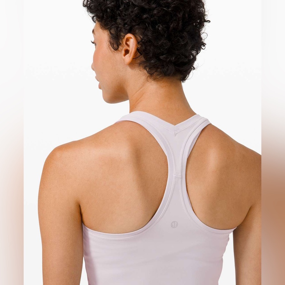 Lululemon Cool Racerback II Tank Nulu in Iced Iris, size 6/8 - Picture 11 of 11